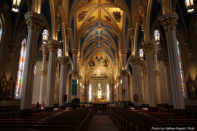 basilica of the- sacred heart in notre dame