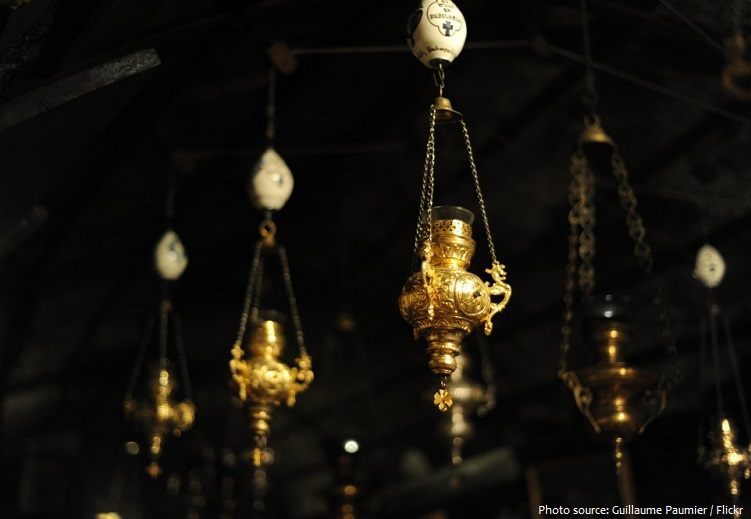 Church of the Nativity sanctuary lamps