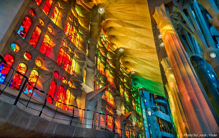 Sagrada Familia stained glass