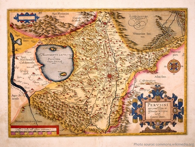 perugia history map