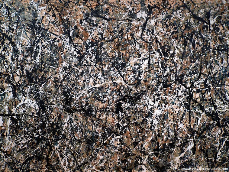 Abstract JACKSON POLLOCK style ACRYLIC Painting on CANVAS by M.Y. Painting  by Max Yaskin | Saatchi Art